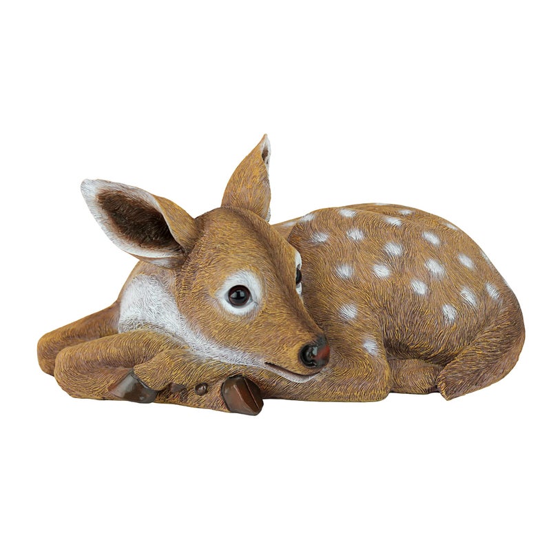 Design Toscano Hershel, the Forest Fawn Baby Deer Statue - Image 1